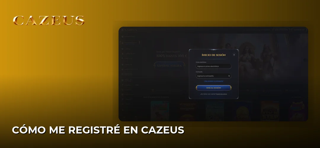 Cómo me registré en Cazeus