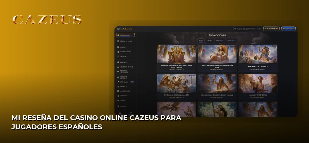 Mi reseña del casino online Cazeus para jugadores españoles