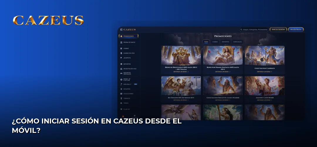 Cazeus promotional banner