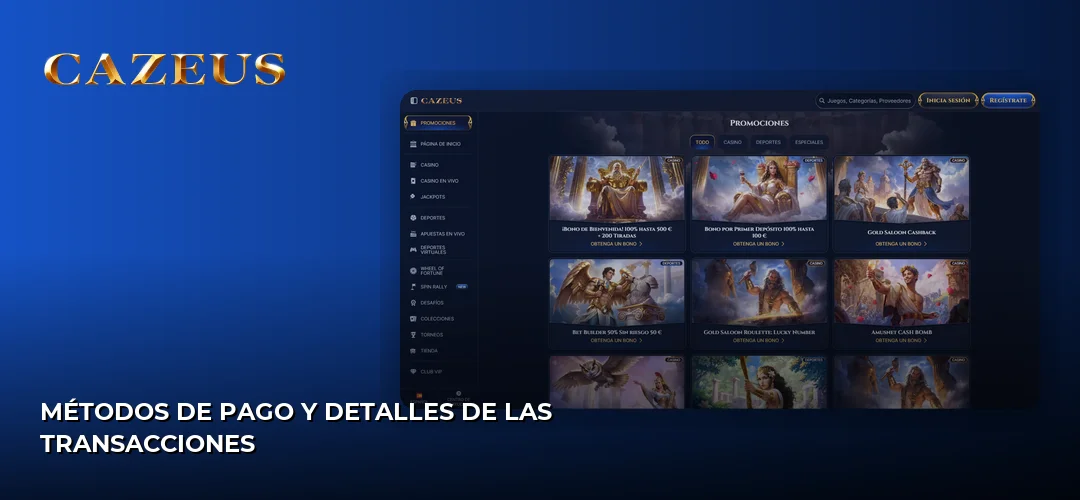 Cazeus promotional banner